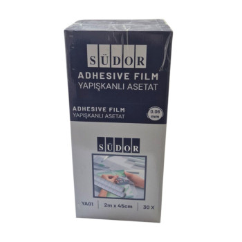 SÜDOR YA01 YAPIŞKANLI ASETAT 45X2 30'LU SÜDOR YA01 YAPIŞKANLI ASETAT 45X2 30'LU