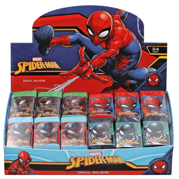 SPIDERMAN SİLGİ 40870D 24LÜ ^*576 >
