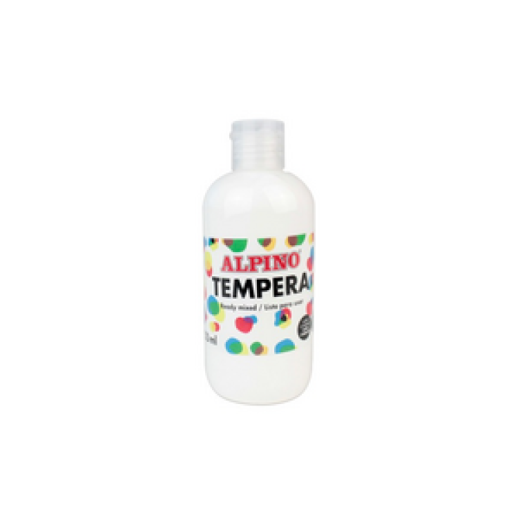 ALPINO DM-030180 TEMPERA SULU BOYA 250ML-BEYAZ