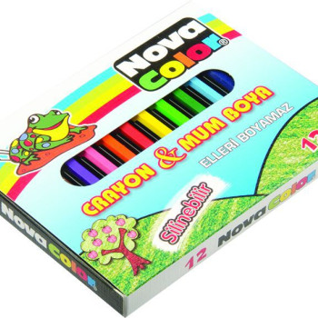 NOVA COLOR NC-1112 MUM BOYA 12RENK 24 'LÜ *144 NOVA COLOR NC-1112 MUM BOYA 12RENK 24 'LÜ *144