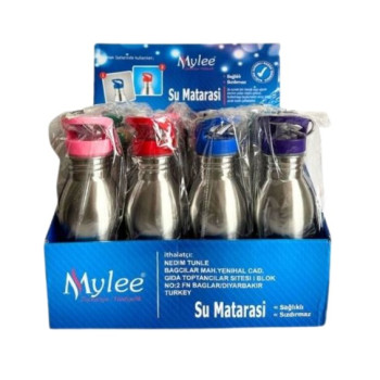 MYLEE  121-C ÇELİK MATARA 500ML 12'Lİ PAKET >