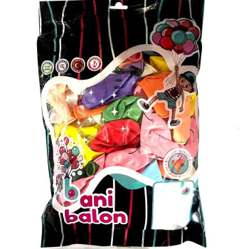 BANİ BALON BASKISIZ 12 İÇ MEKAN GÜLEN YÜZ 100'LÜ*40 BANİ BALON BASKISIZ 12 İÇ MEKAN GÜLEN YÜZ 100'LÜ*40