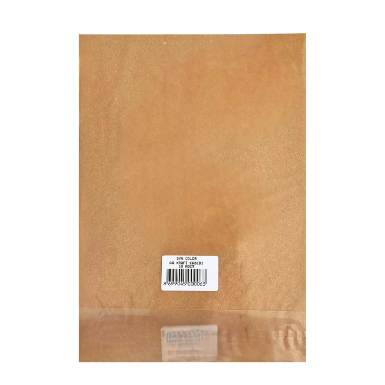 SVN COLOR A4 KRAFT KAĞIDI 10LU *500