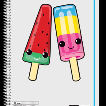 A-4 DAZZLE SPİRALLİ PP (ŞEFFAF) PELLUCİD 4 RENK 120 YP /4