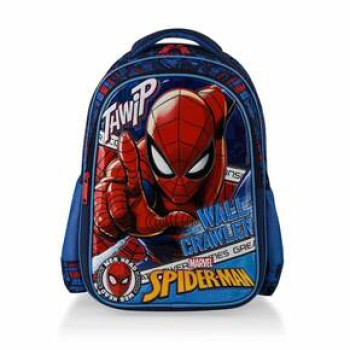 SPIDERMAN İLKOKUL ÇANTASI LOFT WALL CRAWLER W2 ^