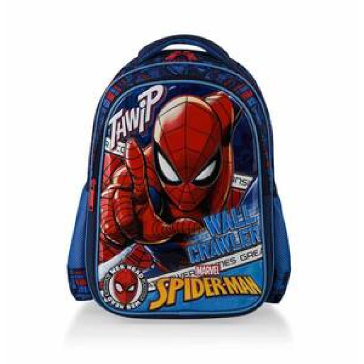 SPIDERMAN İLKOKUL ÇANTASI LOFT WALL CRAWLER W2 ^