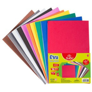 BUBU EV0036 20X30 YAPIŞKANLI EVA 10'LU *100 BUBU EV0036 20X30 YAPIŞKANLI EVA 10'LU *100