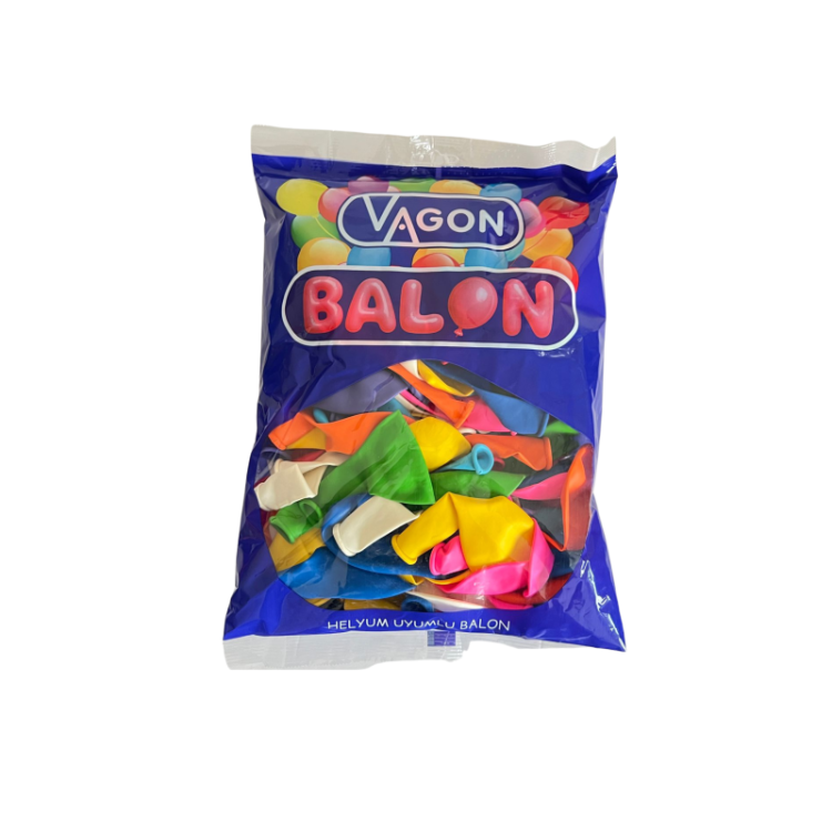 VAGON 8000 KARIŞIK RENK BALON 100'LÜ