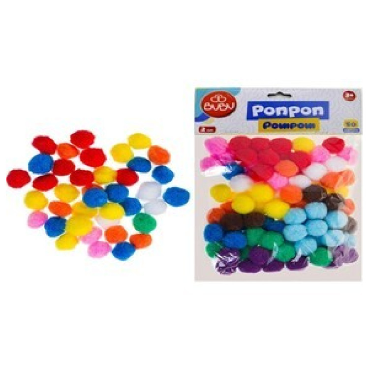 BUBU PON002 2 CM PONPON 12Lİ