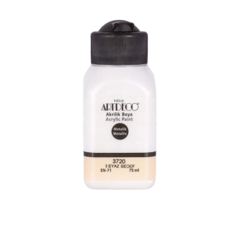ARTDECO 3720 METALİK AKRİLİK BOYA 75ML BEYAZ SEDEF