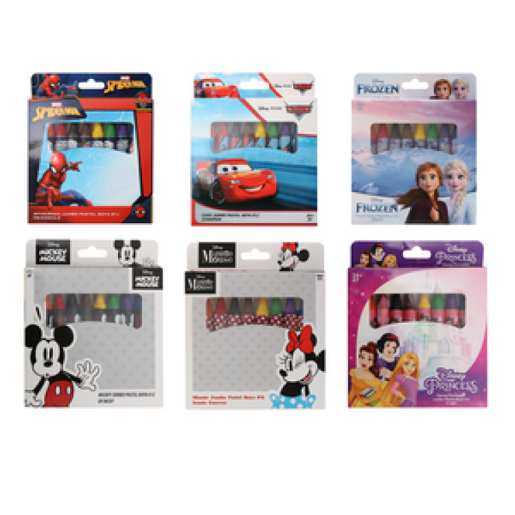 KARIŞIK LİSANSLI PASTEL BOYA 8 Lİ ^ >