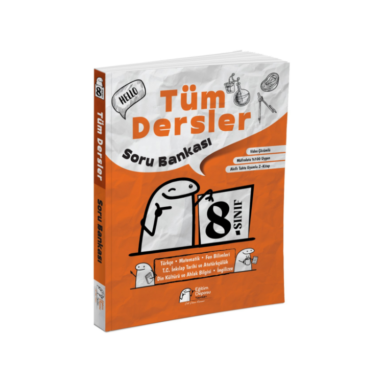 TÜM DERSLER SORU BANKASI 8.SINIF