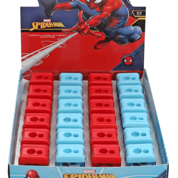 KAMP.SPIDERMAN LABİRENTLİ HAZNELİ ÇİFT BIÇAKLI KALEMTIRAŞ TECH 24'LÜ ^*720 KAMP.SPIDERMAN LABİRENTLİ HAZNELİ ÇİFT BIÇAKLI KALEMTIRAŞ TECH 24'LÜ ^*720