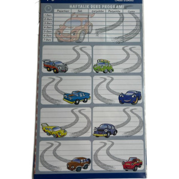 FLY COLOR DERS PROGRAMLI OKUL ETİKETİ 30'LU PAKET