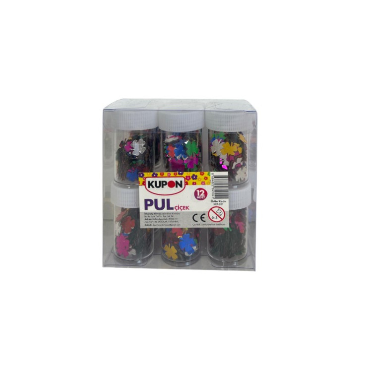 KUPON KEP-201 PUL ÇİÇEK 12Lİ *48