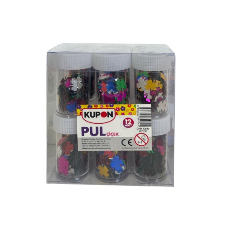 KUPON KEP-201 PUL ÇİÇEK 12Lİ *48