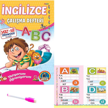 KARATAY YAZ-SİL ALFABE İNGİLİZCE*100