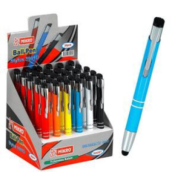 MİKRO 1001D-30 DOKUN. METAL TÜKEN KALEM 30'LU*24