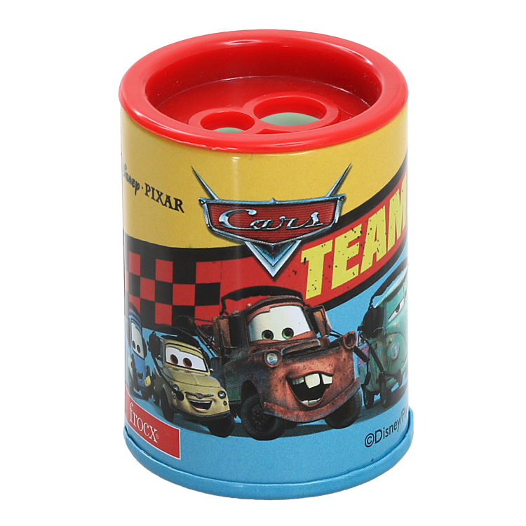 OTTO.40436E CARS METAL HAZNELİ ÇİFT BIÇAKLI KALEMTRAŞ 24LÜ ^*384