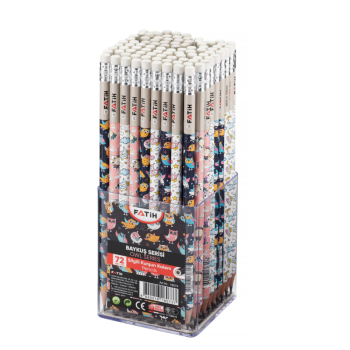 FATİH 18072 BAYKUŞ SİLGİLİ KALEM 72'Lİ