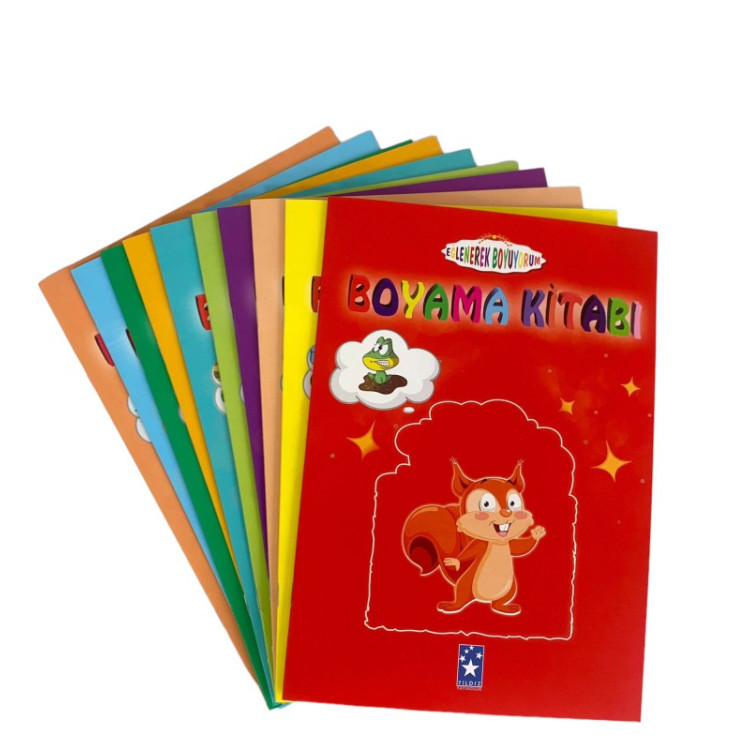 EĞLENEREK BOYUYORUM YILDIZ BOYAMA KİTABI 10LU*30