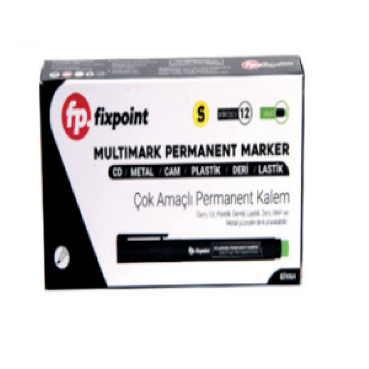 FİXPOİNT P-0318 PERMANENT KALEM S MAVİ 12'Lİ*144
