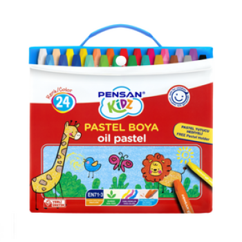 PENSAN KIDZ ÇANTALI PASTEL BOYA 24 RENK PENSAN KIDZ ÇANTALI PASTEL BOYA 24 RENK