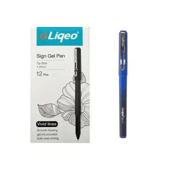 LİQEO 7010 SİGN JEL PEN İMZA KALEMİ 1,0MM MAVİ 12'Lİ