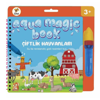 LİNO AQUA MAGİC BOOK ÇİFTLİK SİHİRLİ BOYAMA KİTABI
