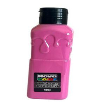 NOVA COLOR NC-1010 PEMBE AKRİLİK BOYA 180 GR*72 NOVA COLOR NC-1010 PEMBE AKRİLİK BOYA 180 GR*72
