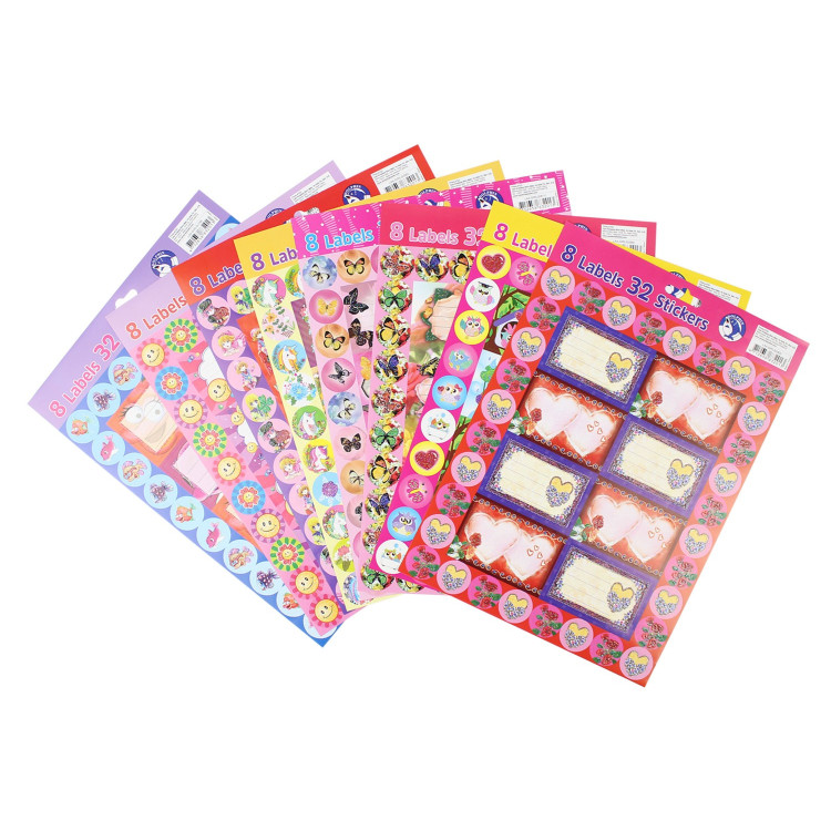 DOLPHIN LA4-GIRLS SİMLİ OKUL ETİKETİ 100LÜ