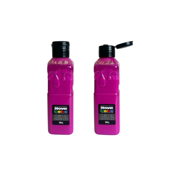 NOVA COLOR NC-1020  FUŞYA AKRİLİK BOYA 180 GR