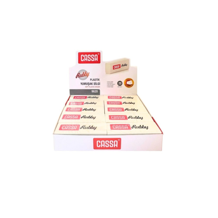 CASSA 9620 YUMUŞAK SİLGİ 20Lİ *36 >