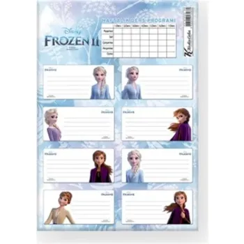 KESKİN FROZEN II DERS PROG. ETİKET 3'LÜ PK:50'Lİ *400 ^