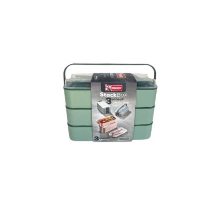 MİKRO BK-6115 3 BÖLMELİ BESLENME KABI *24