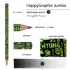HAPPY GRAPHİX 21-0062-19 JUMBO KURŞUN KALEM  4B 3,5MM KİMYA 30LU PAKET