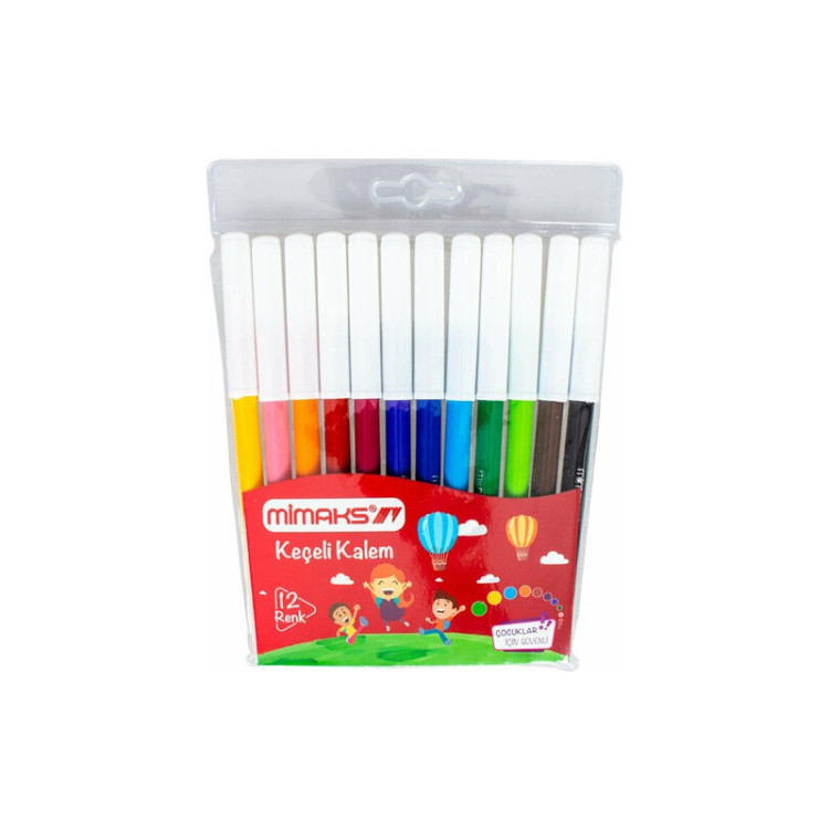 MİMAKS FK-8912 KEÇELİ KALEM 12Lİ *15