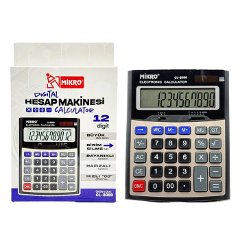 MİKRO CL-8080 DİJİTAL HESAP MAKİNESİ