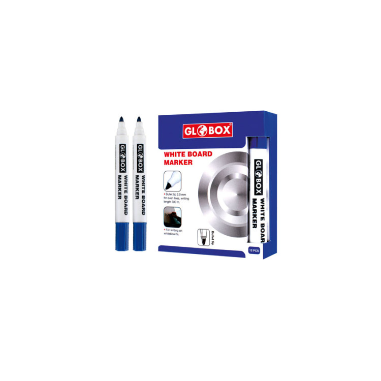 GLOBOX 6775 TAHTA KALEMİ MAVİ 12'Lİ *24 >