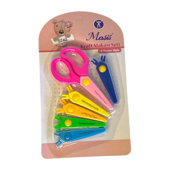 MASİS DT-KS KRAFT MAKAS SETİ 6 YEDEK UÇLU*288 >