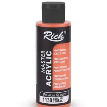 RİCH MASTER AKRİLİK BOYA MERCAN 120CC RİCH MASTER AKRİLİK BOYA MERCAN 120CC