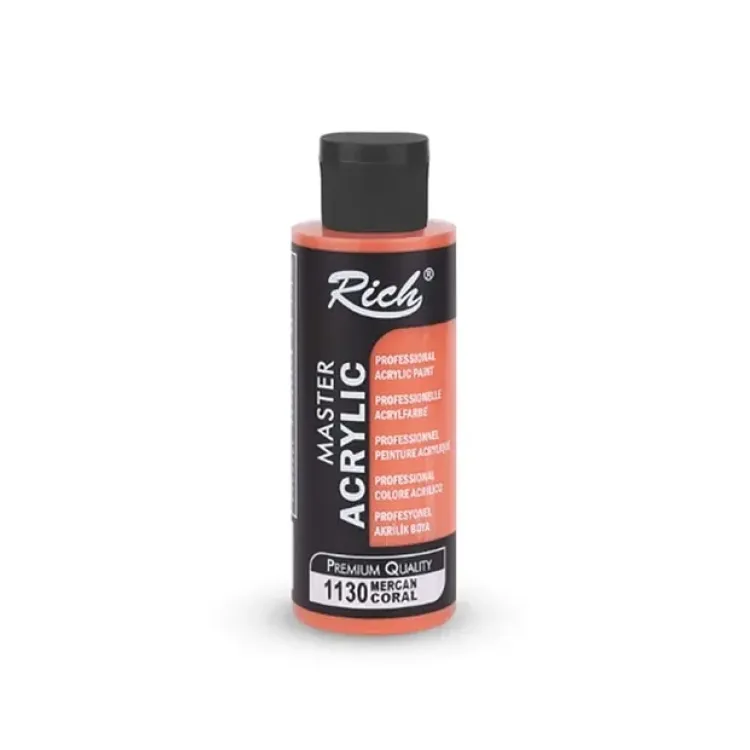 RİCH MASTER AKRİLİK BOYA MERCAN 120CC