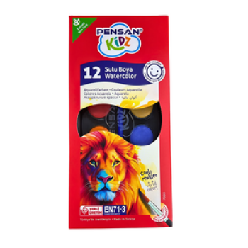 PENSAN 7003 KİDZ 12 RENK SULU BOYA