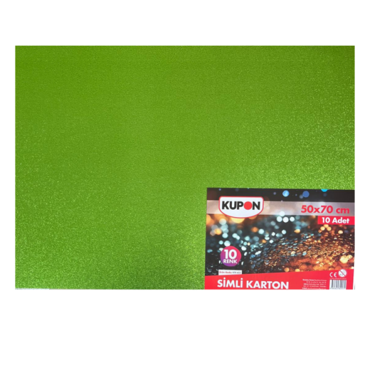 KUPON KFK-422 50X70 SİMLİ KARTON 10 RENK *25