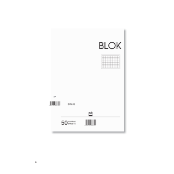 ELMA ELM-135 A5 KOLEJ YEDEK BEYAZ 50YPR.KARELİ