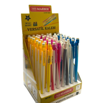 MABER MP-821 STANDLI VERSATİL KALEM 0.7MM 48'Lİ