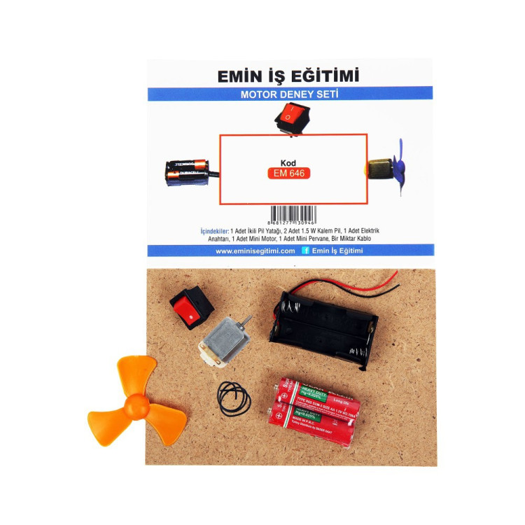 EMİN İŞ EM646 MOTOR DENEY SETİ