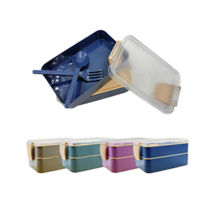 MİKRO BK-6100 (LUNCH MATE) ÇİFT BÖLMELİ BESLENME KABI*48