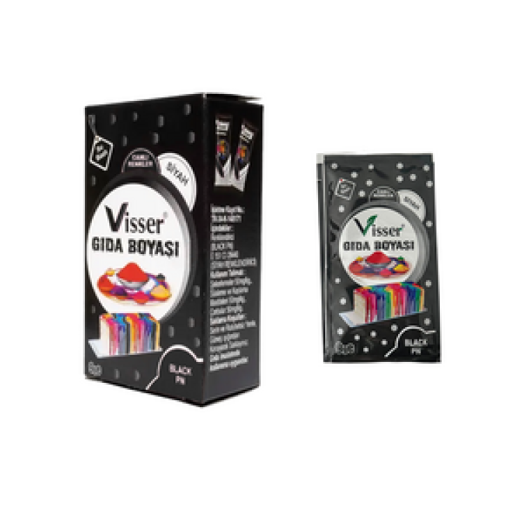 ALSA TOZ GIDA BOYASI 9GR SİYAH 12'Lİ