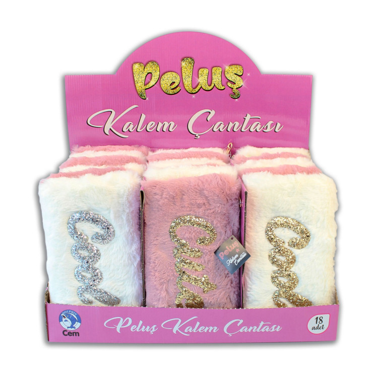 DOLPHIN PC-581 PELUŞ KALEM ÇANTASI 18Lİ